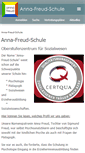 Mobile Screenshot of anna-freud-osz.de
